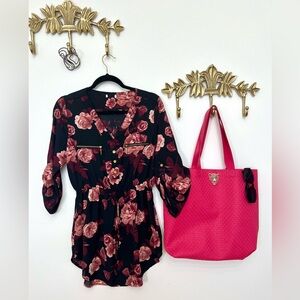 Rose 🌹 Tunic blouse M